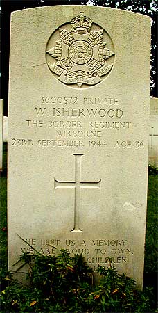 Wallace Isherwood - Headstone 1