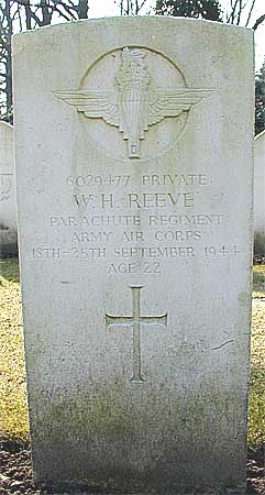 William H. Reeve - Headstone 1