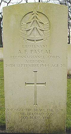 Alan F. Pascal - Headstone 1