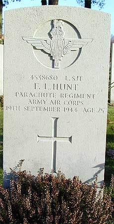 Frederick L. Hunt - Headstone 1