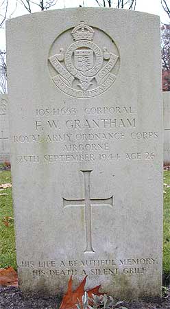 Frederick W. Grantham - Headstone 1