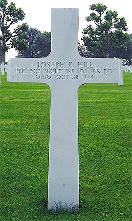 Joseph F. Hill - Headstone 1