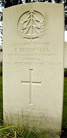 Ronald Brumwell - Headstone 1