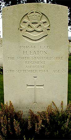 Harry Eaton - Headstone 1