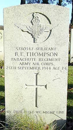 Basil E. Thompson - Headstone 1
