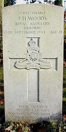James H. Woods - Headstone 1