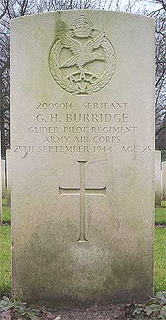 George H. Burridge - Headstone 1