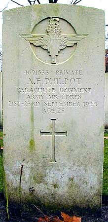 Albert E. Philpot - Headstone 1