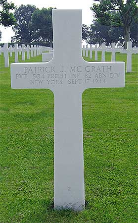 Patrick J. McGrath - Headstone 1