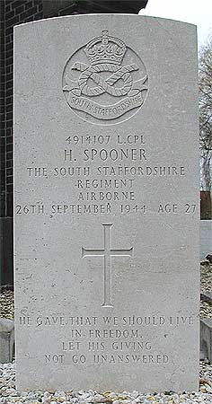 Herbert Spooner - Headstone 1