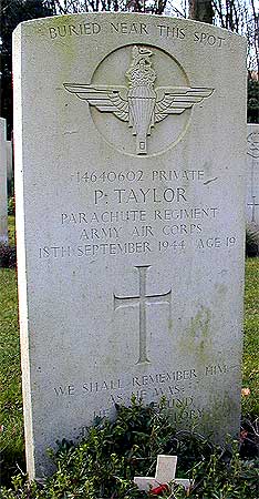 Patrick Taylor - Headstone 1