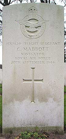 Cyril Mabbot - Headstone 1
