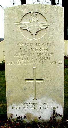 James Cameron - Headstone 1