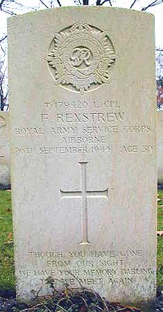 Frederick Rexstrew - Headstone 1
