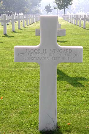 Jacob H. Wingard - Headstone 1