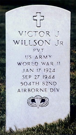 Victor J. Willson Jr. - Headstone 1