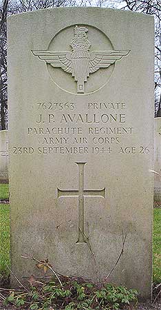 John P. Avallone - Headstone 1
