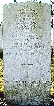 James McLintock - Headstone 1