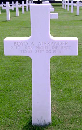 Boyd A. Alexander - Headstone 1