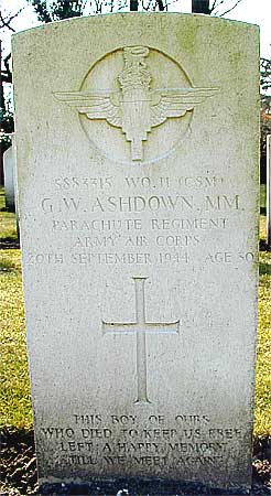 George W. Ashdown - Headstone 1