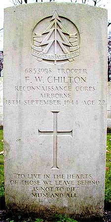 Frederick W. Chilton - Headstone 1