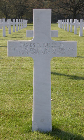 James P. Duke Jr. - Headstone 1