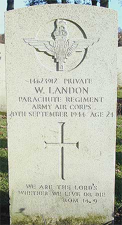 Walter Landon - Headstone 1