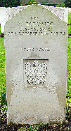 Mieczyslaw Borowiec - Headstone 1