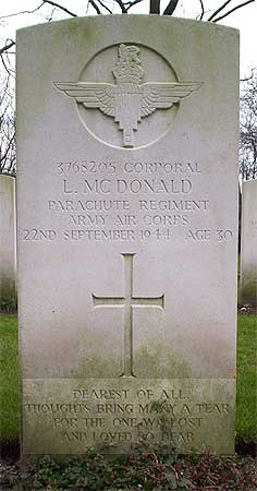 Lawrence McDonald - Headstone 1