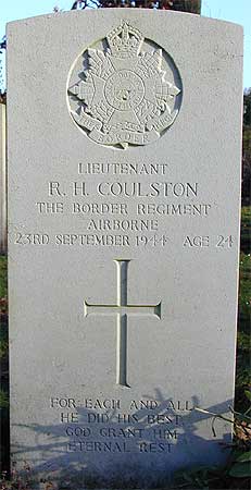 Robert H. Coulston - Headstone 1
