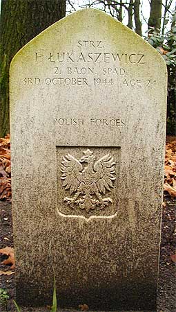 Franciszek Lukaszewicz - Headstone 1
