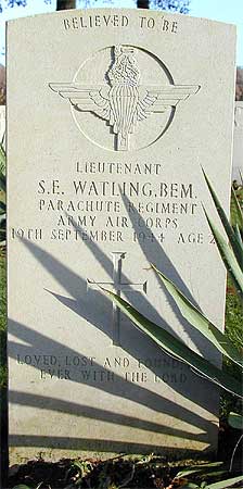 Stanley E. Watling - Headstone 1