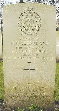 Peter MacFarlane - Headstone 1