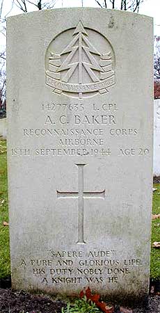 Alan C. Baker - Headstone 1