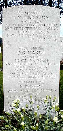 James W. Erickson - Headstone 1