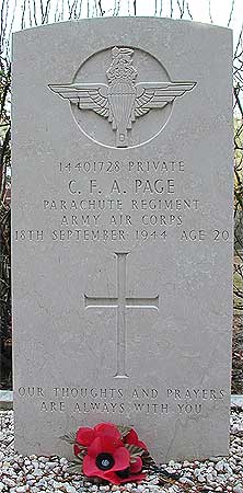 Cecil F.A. Page - Headstone 1