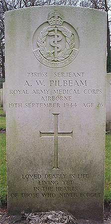 Albert W. Pilbeam - Headstone 1