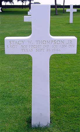 Stacy W. Thompson Jr. - Headstone 1