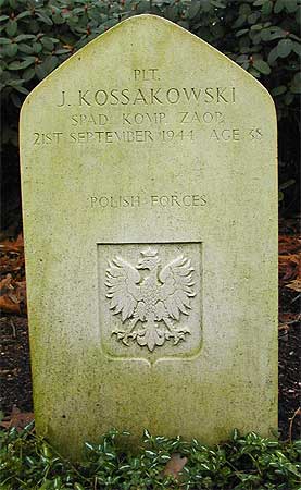 Jan Kossakowski - Headstone 1