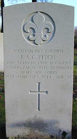 John A.C. Fitch - Headstone 1