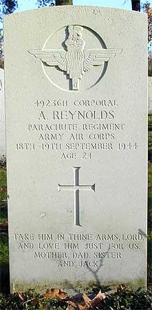 Alfred Reynolds - Headstone 1