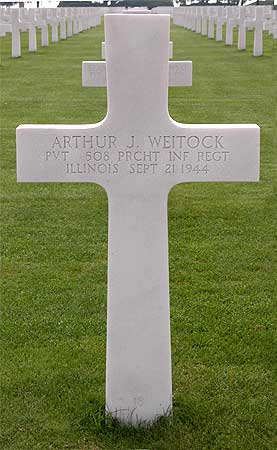 Arthur J. Weitock - Headstone 1