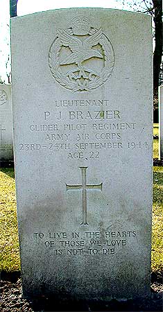 Peter J. Brazier - Headstone 1