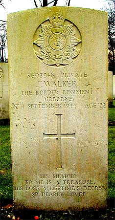 Joseph Walker - Headstone 1