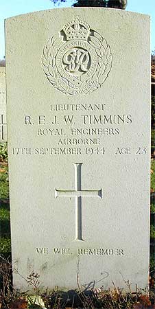 Roy E.J.W. Timmins - Headstone 1
