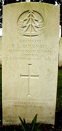 Peter L. Bucknall - Headstone 1