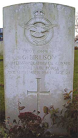Gordon Birlison - Headstone 1