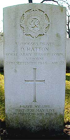 Douglas Hatton - Headstone 1