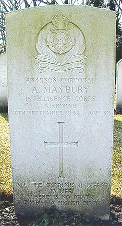 Arthur Maybury - Headstone 1