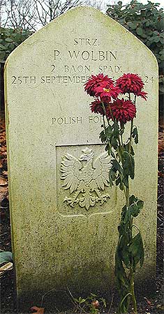Piotr Wolbin - Headstone 1